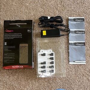 Black Notebook Power Adapter